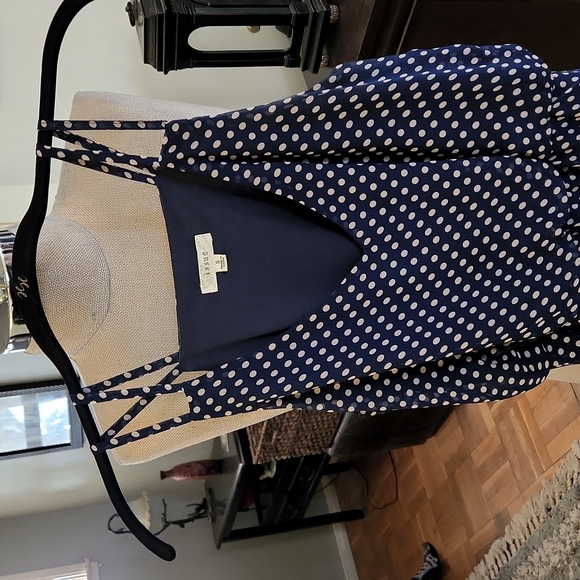 Issue Navy Polka-Dot Dress - Picture 2 of 6